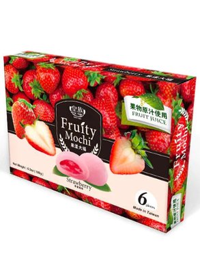Японські тістечка Мочі Royal Family Mochi Strawberry з полуницею 180г, Тайвань id_8439 фото