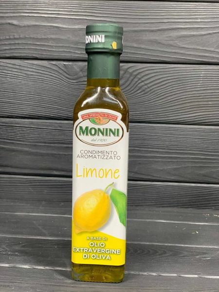 Олія оливкова Monini Extra Vergine з лимоном 250 мл, Італія id_1337 фото