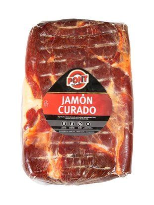 Хамон блок без кістки та шкіри Pont Jamon Curado в/у 2-2.5кг, Іспанія id_3049 фото