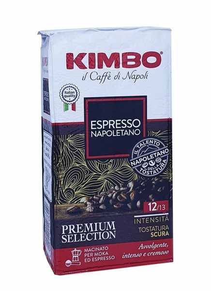 Кава мелена Kimbo Espresso Napoletano неаполітанська 12/13 250г, Італія id_1335 фото