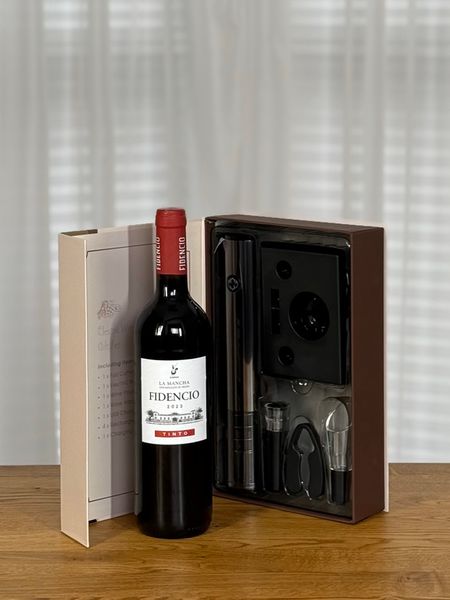 Великий подарунковий набір для вина Electric Wine Bottle Opener Gift Set із 6 складових id_10465 фото