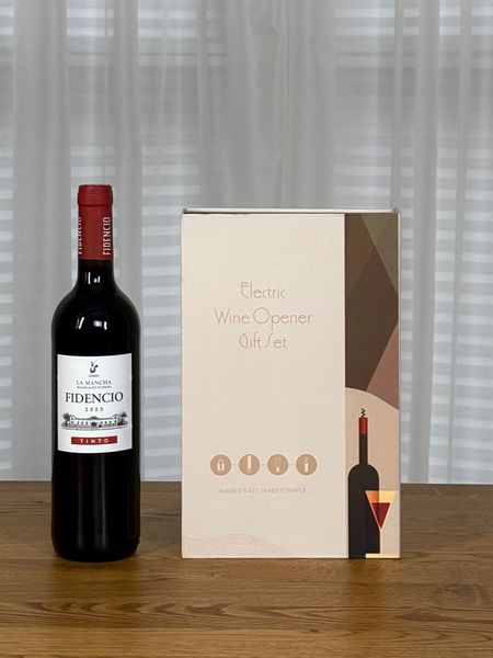 Великий подарунковий набір для вина Electric Wine Bottle Opener Gift Set із 6 складових id_10465 фото