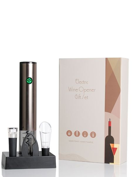 Великий подарунковий набір для вина Electric Wine Bottle Opener Gift Set із 6 складових id_10465 фото