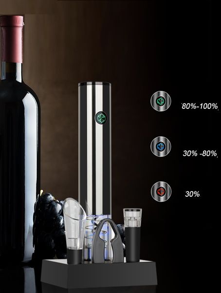 Великий подарунковий набір для вина Electric Wine Bottle Opener Gift Set із 6 складових id_10465 фото