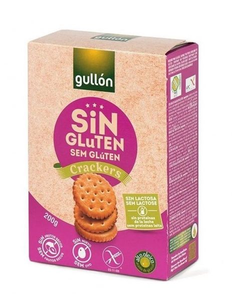Печиво без глютену Gullon Crackers sin Gluten 200г, Іспанія id_683 фото