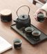 Набір для чайної церемонії "Далекі гори" ручної роботи з грубої дзен-кераміки в тибетському стилі, Китай id_9059 фото 4