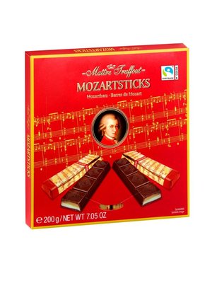 Цукерки Maitre Truffout Mozart Sticks палички з марципаном 200г, Австрія id_627 фото