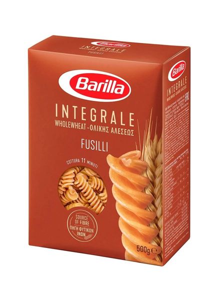 Макарони Barilla Integrale Fusilli цільнозернові 500г, Італія id_1237 фото