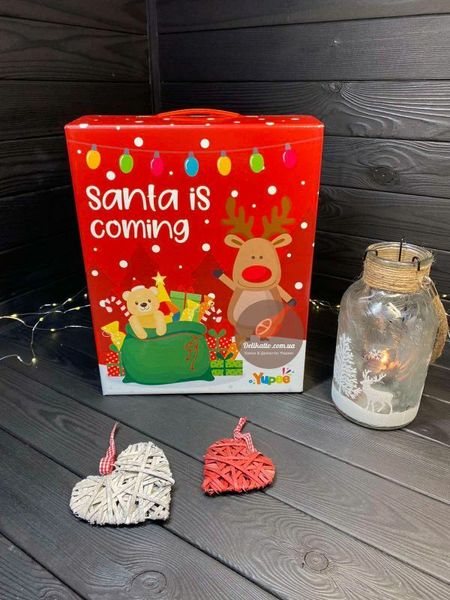 Новорічний подарунок з солодощами Santa Is Coming для дітей 1627г, Румунія id_484 фото