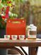 Дорожній набір посуду "Фенікс в імператорському саду" для чайної церемонії та медитації, Китай id_9060 фото 1