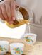 Дорожній набір посуду "Фенікс в імператорському саду" для чайної церемонії та медитації, Китай id_9060 фото 9