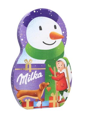 Солодкий адвент календар Milka у вигляді сніговика 236г, Чехія id_483 фото