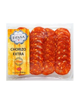 Ковбаса Чорізо Espana E Hijos Chorizo ​​Extra нарізка с/в в/у 100г, Іспанія id_7386 фото