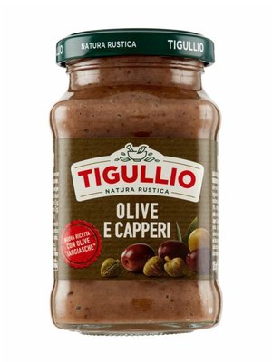 Соус паста Tigullio оливкова з каперсами та мигдалем 185г, Італія id_3308 фото