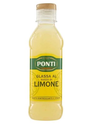 Соус-глазур з лимонним соком Ponti з винним оцтом і медом 220г, Італія id_7886 фото