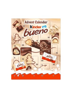 Адвент Календар Kinder Bueno Advent Calendar з шоколадними вафельними цукерками 167г, Італія id_8187 фото