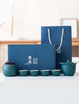 Подарунковий набір посуду Елегант для чайної церемонії малахіт, Китай id_9218 фото