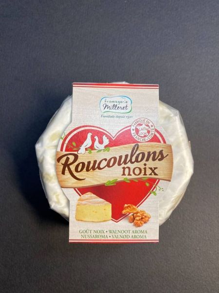 Сир Роукулонс Milleret Roucoulons Noix з коров'ячого молока з горіхами 30% 125г, Франція id_3256 фото