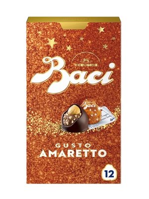 Шоколадні цукерки з передбаченнями Baci Perugina Gusto Amaretto 150г, Італія id_8959 фото