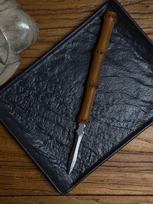 Ніж для чайної церемонії у виді спису: Стародавній Бамбук 20см, Китай id_10756 фото