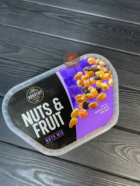 Мікс горіхів та фруктів Nordthy Roasted Nuts and Fruit 550г, Данія id_792 фото