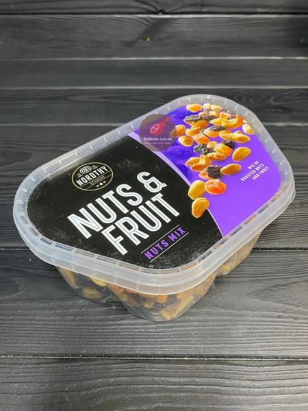 Мікс горіхів та фруктів Nordthy Roasted Nuts and Fruit 550г, Данія id_792 фото