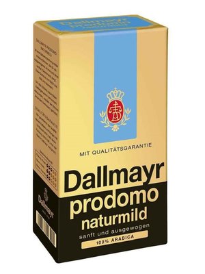 Кава мелена Dallmayr Prodomo Naturmild 100% арабіка 500г, Німеччина id_1942 фото
