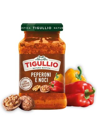 Соус песто Tigullio Pesto Peperoni e Noci з пепероні з волоським горіхом 185г, Італія id_3311 фото