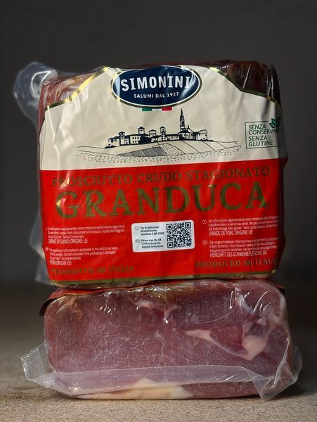 Прошутто без шкіри та кістки Simonini Prosciutto Crudo Stagionato Granduca 1.8-2кг, Італія id_9378 фото