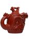 Чайник Дракон та фенікс з ісинської глини "Символ багатства, щастя та удачі" червоний 390 мл, Китай id_8858 фото 2