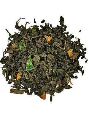 Натуральний чай Леді Грей: Зелений чай з бергамотом, вишнею та корицею 50г. id_9659 фото