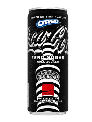 Напій газований Coca-Cola Oreo Zero Sugar лімітована серія 250 мл, Великобританія id_10107 фото