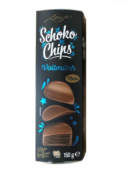 Чіпси з молочного шоколаду Aldente Schoko Chips Vollmilch 150г, Бельгія id_8150 фото