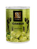 Оливки зелені Ellada Extra Large з кісточкою 420 мл, Греція id_3465 фото
