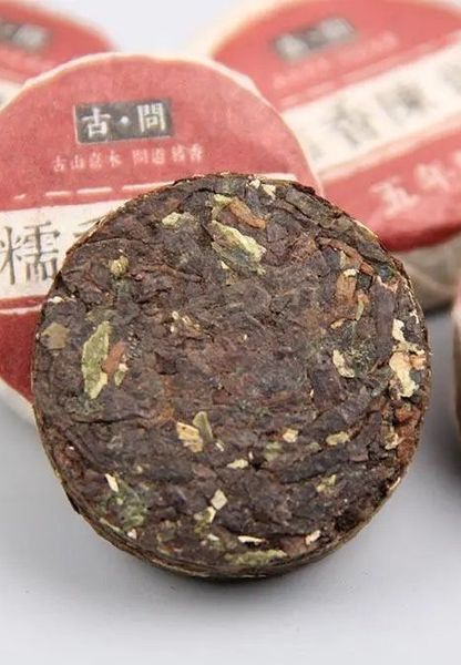Чорний чай Шу Пуер зі стародавніх дерев з рисом міні точа 5шт по 7г, Китай id_7541 фото