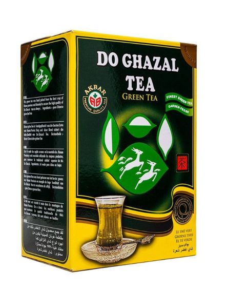 Чай цейлонський зелений чай Akbar Do Ghazal green Tea 500г. Шри-Ланка id_1193 фото