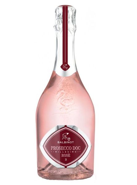 Вино ігристе Le Manzane Prosecco Balbinot DOC рожеве брют 11.5% 0.75л Італія id_291 фото