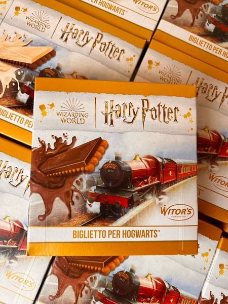 Печиво з молочним шоколадом Квиток до Хогвартса Harry Potter 126г, Італія id_8350 фото