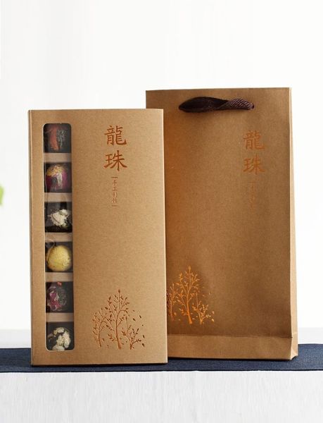 Набір китайського чаю Шен Пуер "Око дракона" 6 квіткових смаків 18 шт 120г id_902 фото