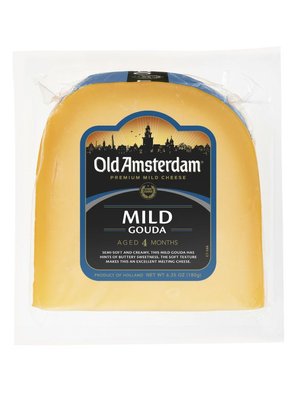 Сир Гауда Старий Амстердам Gouda Old Amsterdam Mild молодий 180г, Нідерланди id_7892 фото
