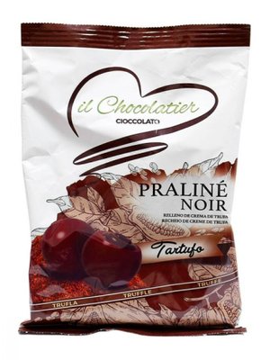 Цукерки праліне із молочного шоколаду з трюфельним кремом il Chocolatier Praline Noir Tartufo 100г, Іспанія id_9954 фото