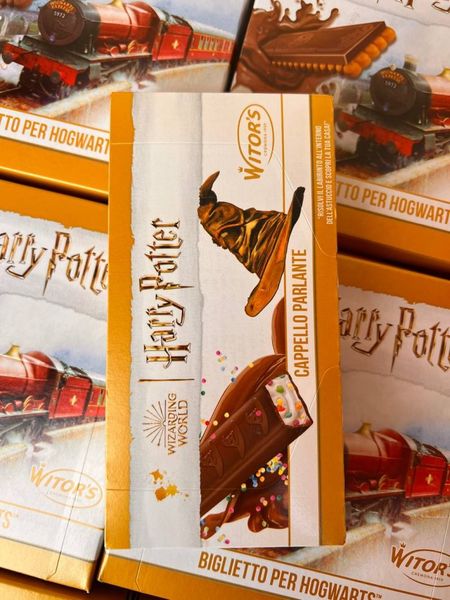 Шоколадні батончики з молочною начинкою Harry Potter Сортувальний капелюх 200г, Італія id_8351 фото
