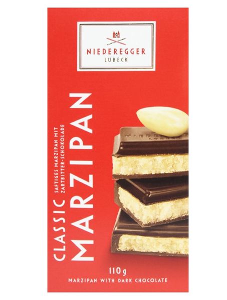 Темний шоколад з марципаном 50% Niederegger Marzipan Classic Zartbitter 110г, Німеччина id_10265 фото