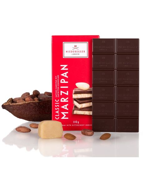 Темний шоколад з марципаном 50% Niederegger Marzipan Classic Zartbitter 110г, Німеччина id_10265 фото