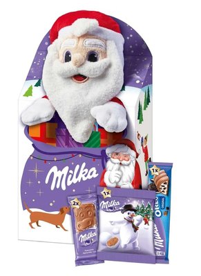 Набір солодощів з іграшкою Milka Санта 96.5г, Швейцарія id_8506 фото