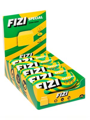 Набір Кето протеїнових батончиків FIZI Special Lemon Mood без глютену та пальмової олії 10шт id_9699 фото