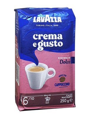 Кава мелена Lavazza Crema e Gusto Dolce Cappuccino 250г, Італія id_8606 фото