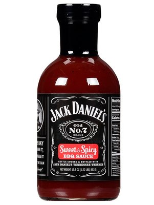 Соус барбекю із спеціями та віскі Jack Daniels Sweet Spicy BBQ Sauce с/б 553г, США id_9711 фото