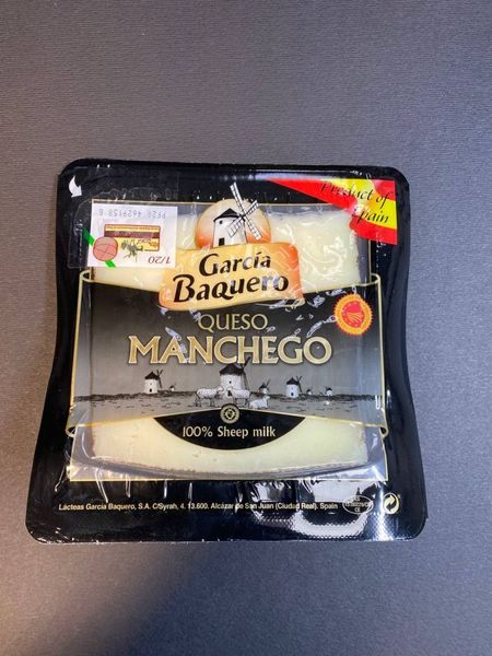 Сир Манчего Garcia Baquero Queso Manchego Курадо з овечого молока 60% 150г, Іспанія id_3265 фото