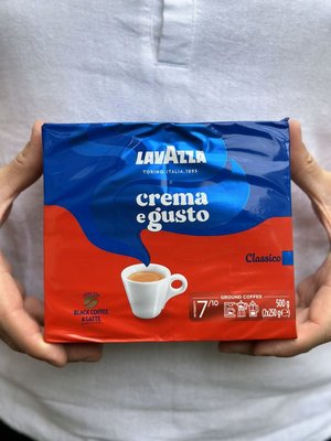 Кава мелена Lavazza Crema e Gusto Classico 2шт по 250г, Італія id_9692 фото